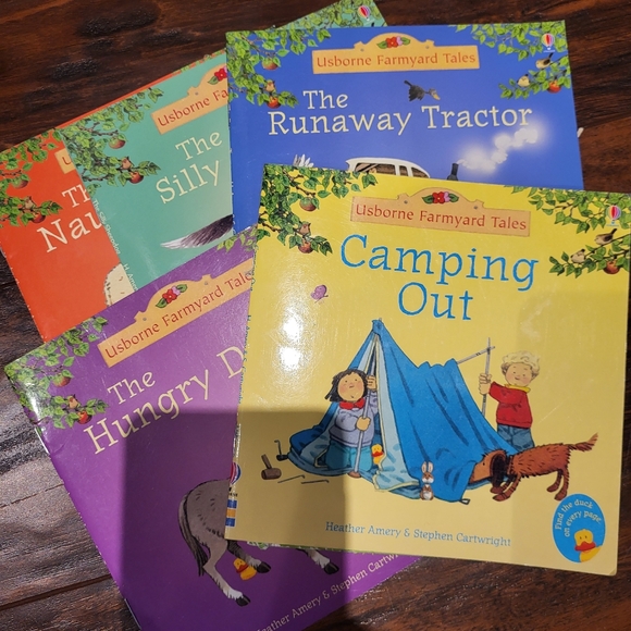 2/$25 🏷 Usborne Books Farmyard Tale Book Set - Picture 2 of 2